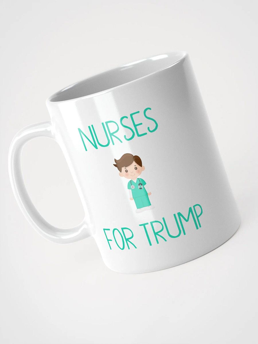 Nurses For Trump (M) Mug product image (8)