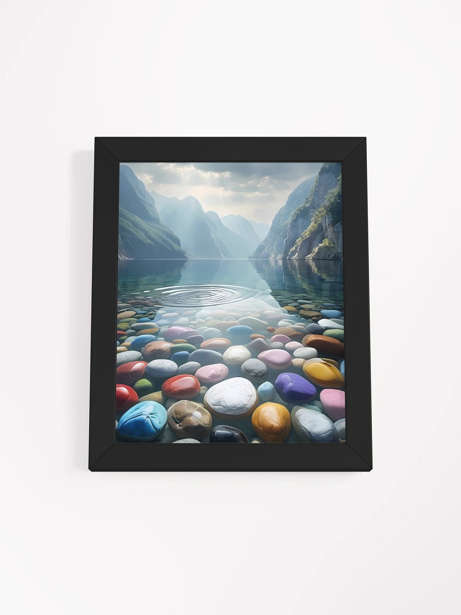 Tranquil Mountain Lake Framed Poster product image (2)