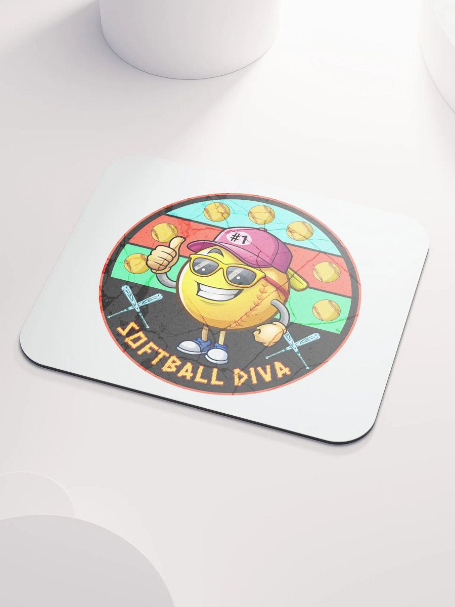 Softball Diva Mouse Pad product image (3)