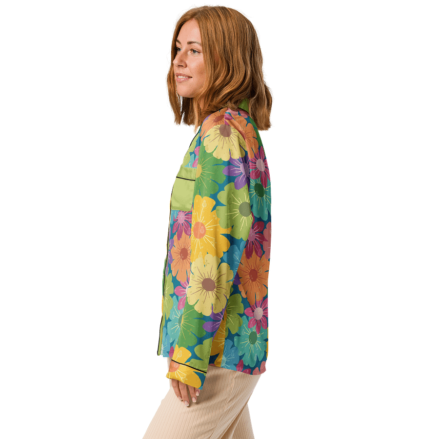 Blossom Bliss Women's Long Sleeve Pajama Top product image (4)