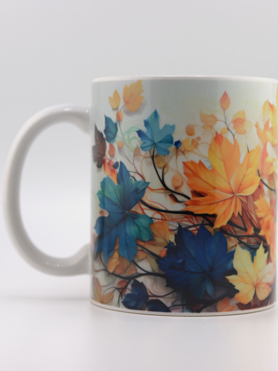 Autumn Leaves 11oz Coffee Mug – Vibrant Fall-Themed Ceramic Cup for Coffee, Tea, or Hot Cocoa – Perfect Seasonal Gift for Nature and Autumn Lovers product image (3)