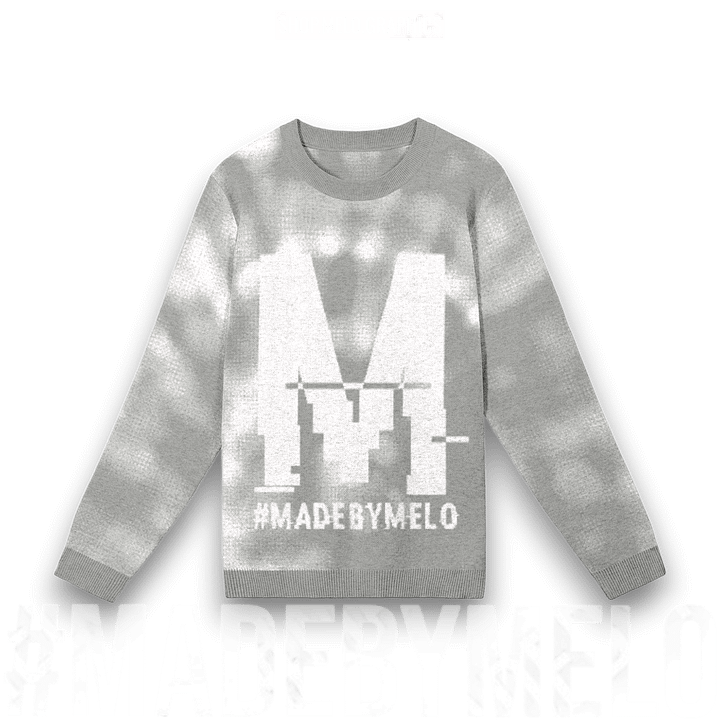 Twisted Grey MELO - Knit Sweater [Classic] | #MadeByMELO product image (1)