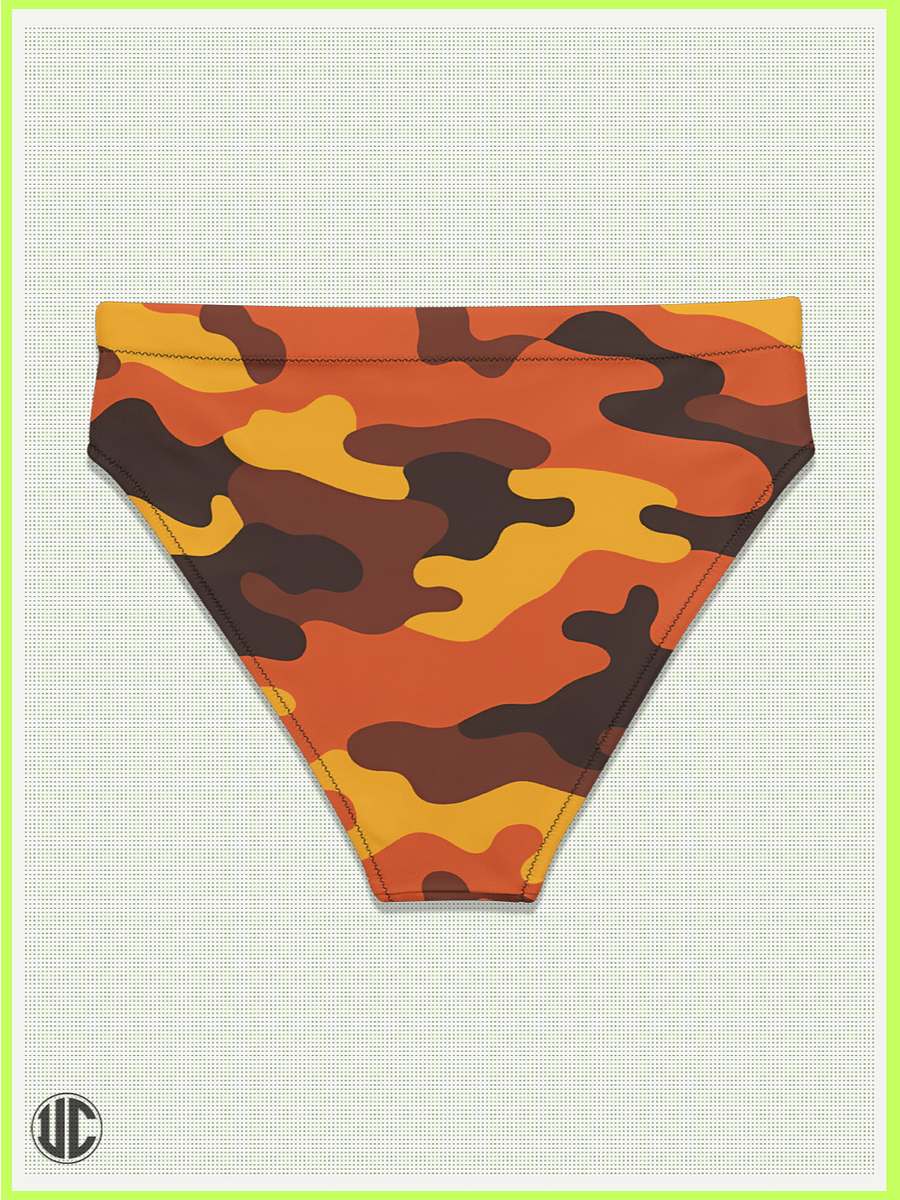 UnkoCon – Savage Sunset Orange Camo Bikini Bottom product image (2)
