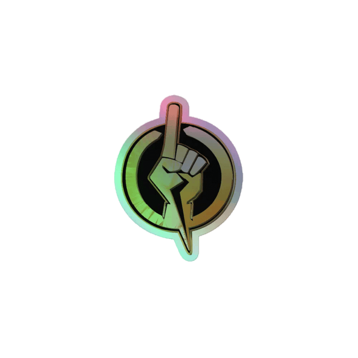 PWROn Gaming Logo Sticker product image (1)