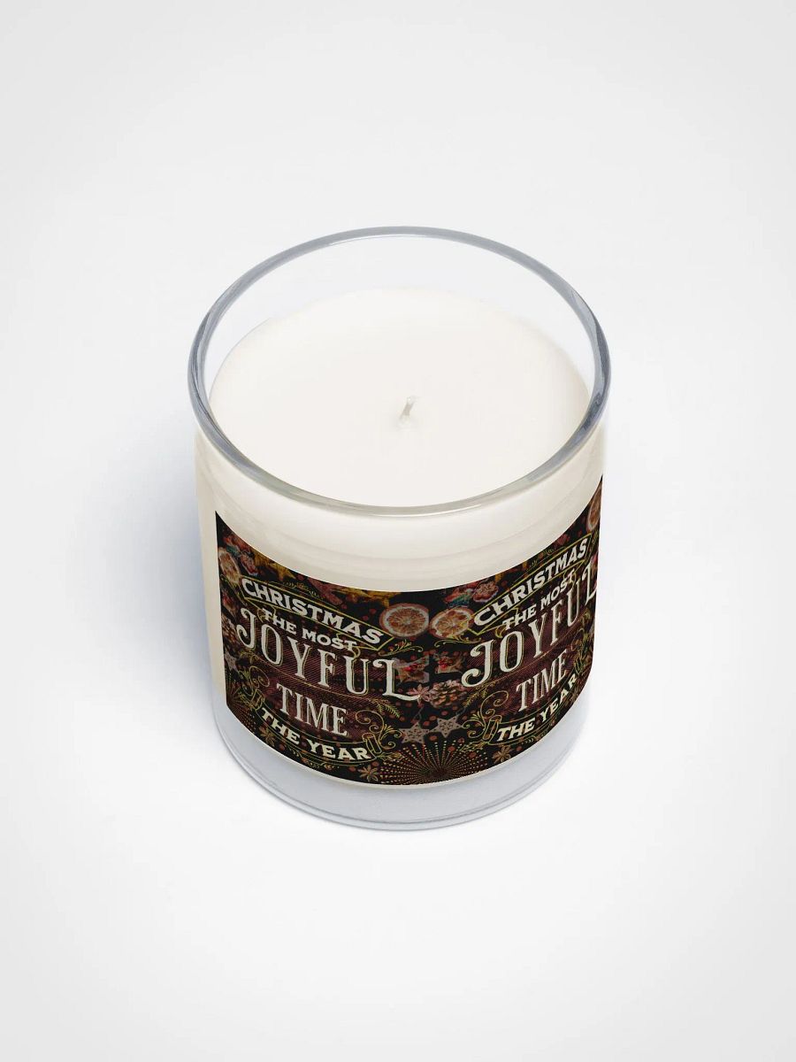 Vintage Christmas Joy Soy Wax Candle for couples friends colleagues family product image (3)