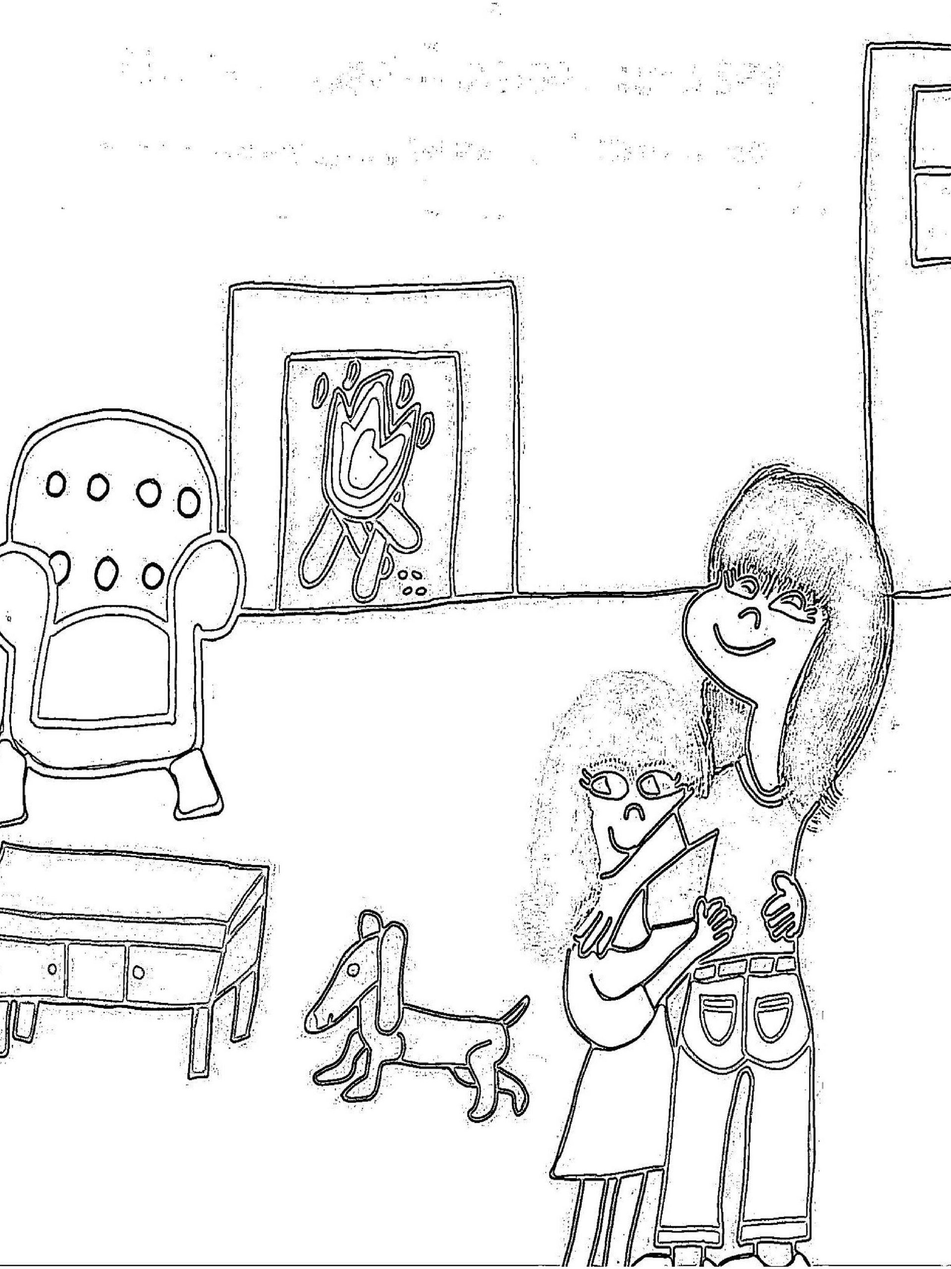 A Present for Mom Coloring Book for Girls product image (5)