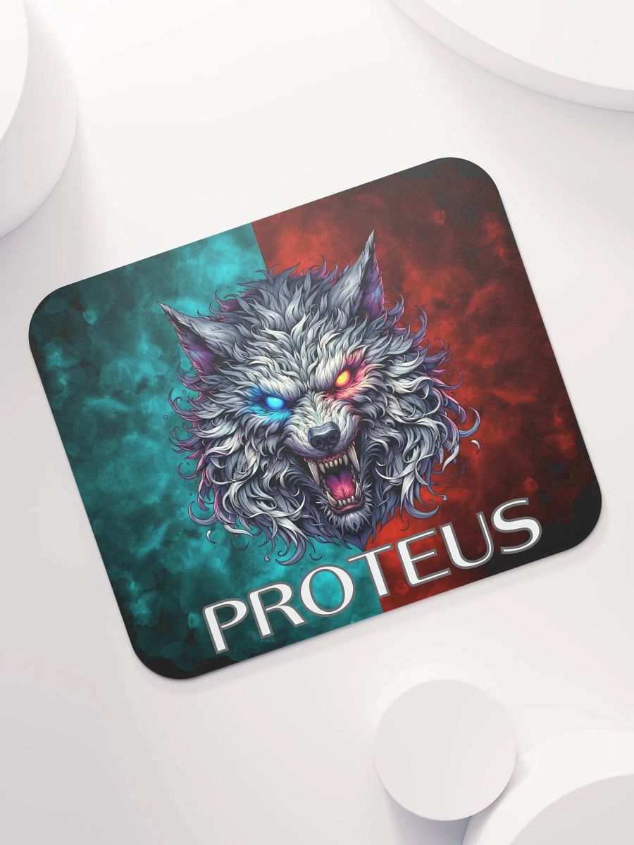 Fierce Glow Wolf Classic Mouse Pad product image (7)