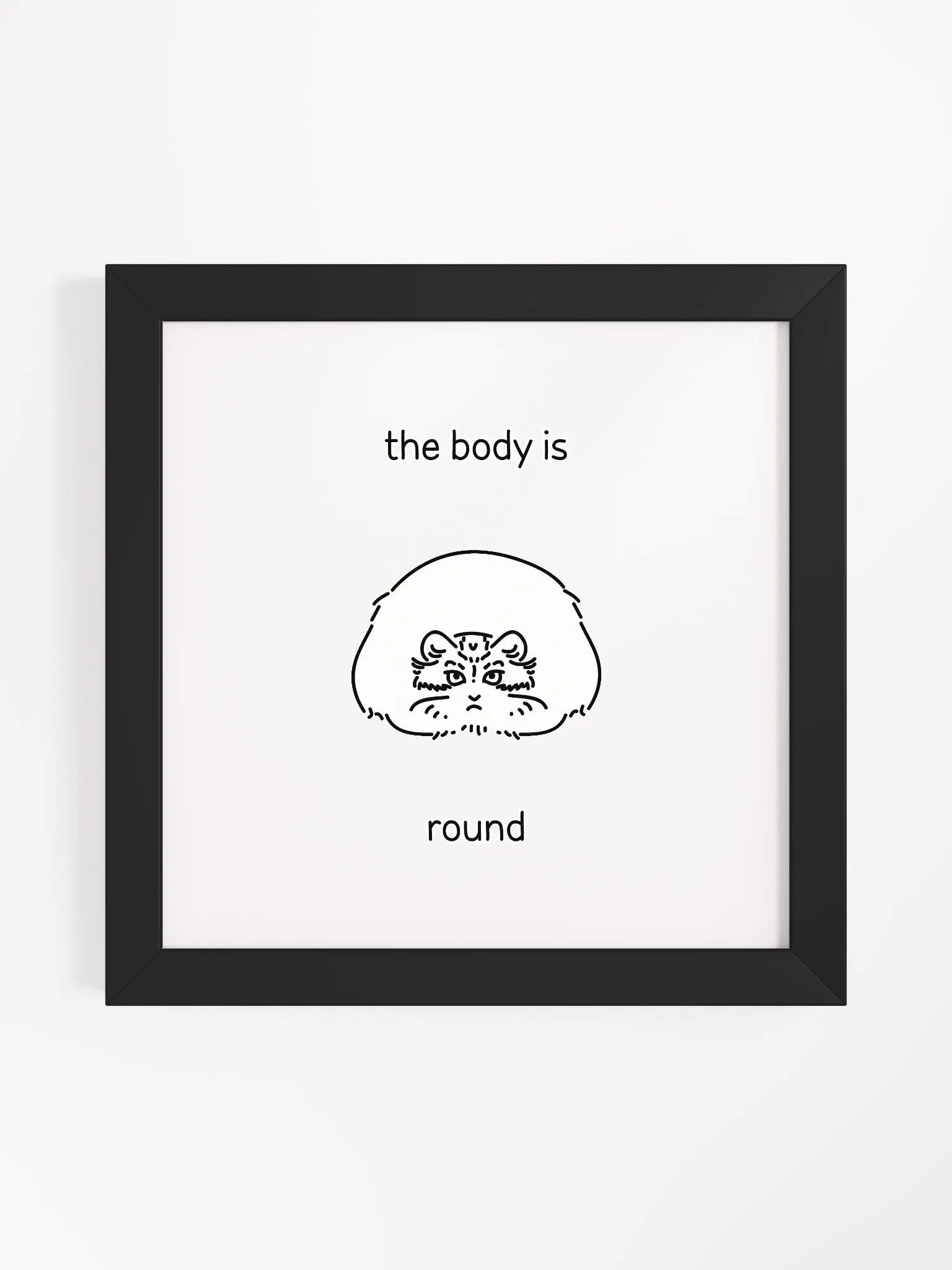 The Body Is Round - Framed Print product image (3)