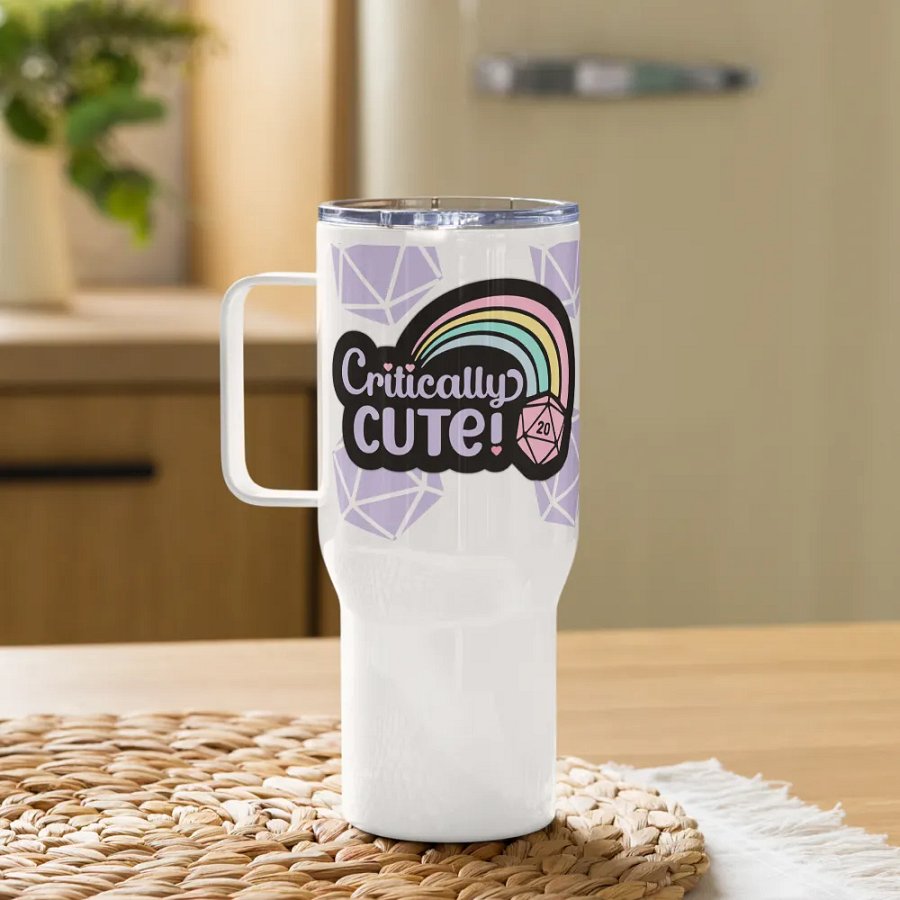 Critically Cute Travel Mug product image (10)