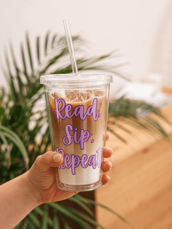 Read, Sip, Repeat Acrylic Tumbler product image (2)