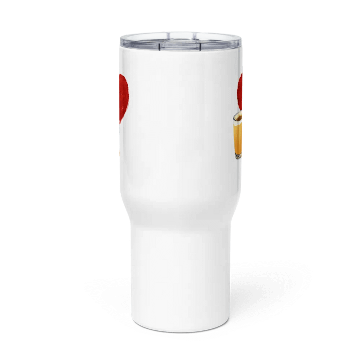I Heart Latte Travel Mug with Handle product image (3)