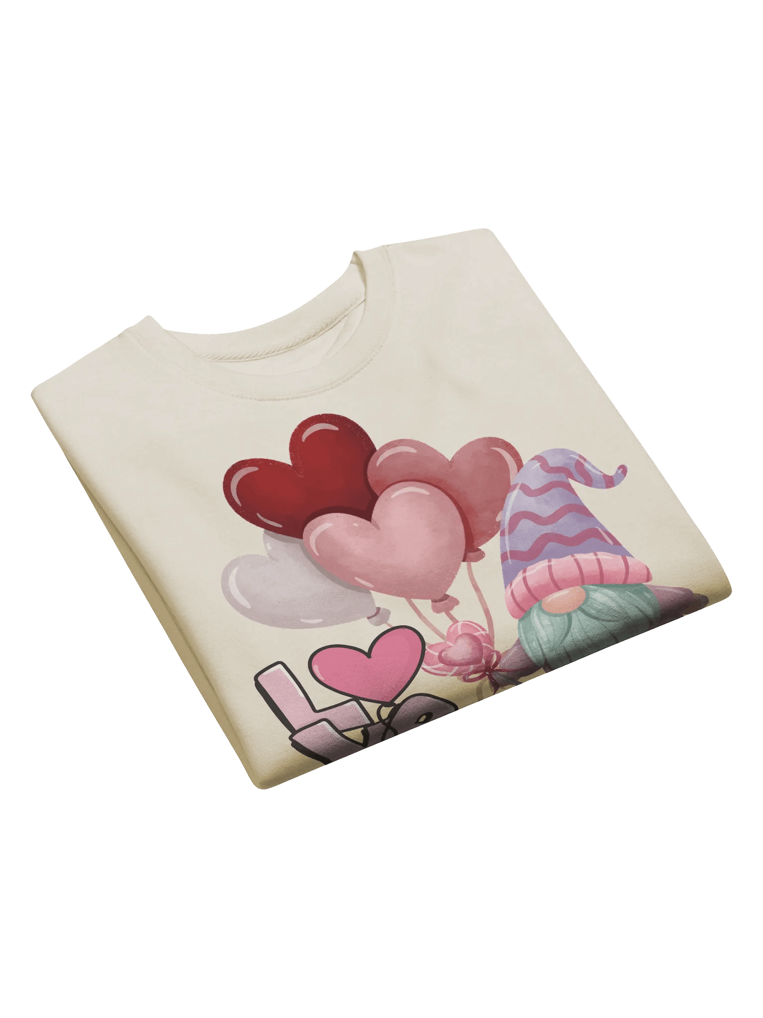 Love Gnome Heart Balloons Sweatshirt product image (2)