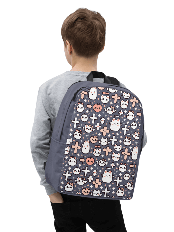 Cats and Crosses Minimalist Backpack product image (5)