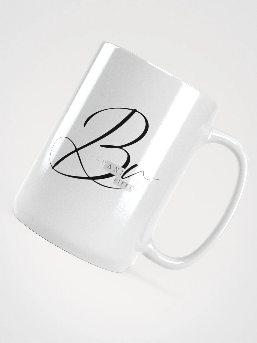 Dynamic Initial White Glossy Mug product image (4)