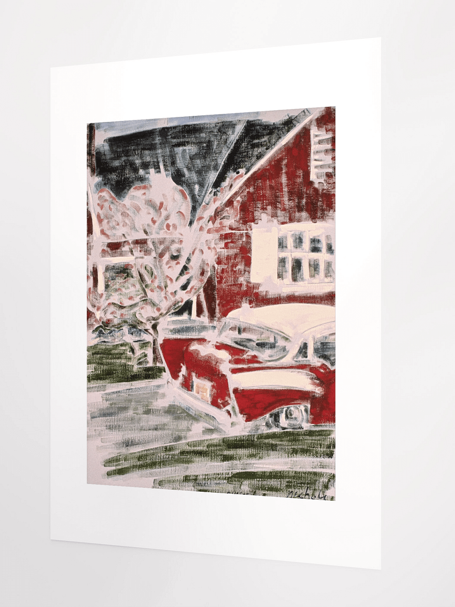 In the Window Behind the Woman 1985 print product image (3)