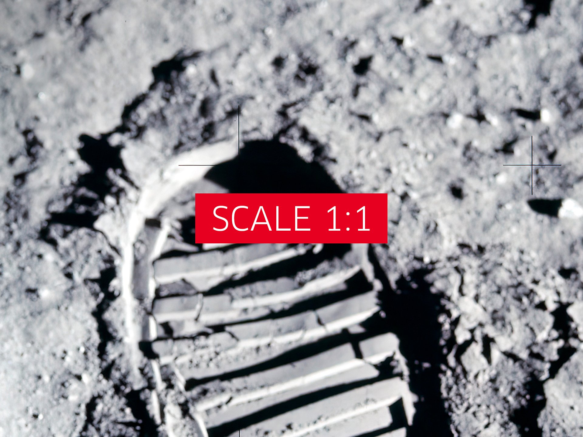 NASA Apollo 11: Moon footprint, 1969 — space poster, space art, photo poster, NASA print, space wall decor product image (5)