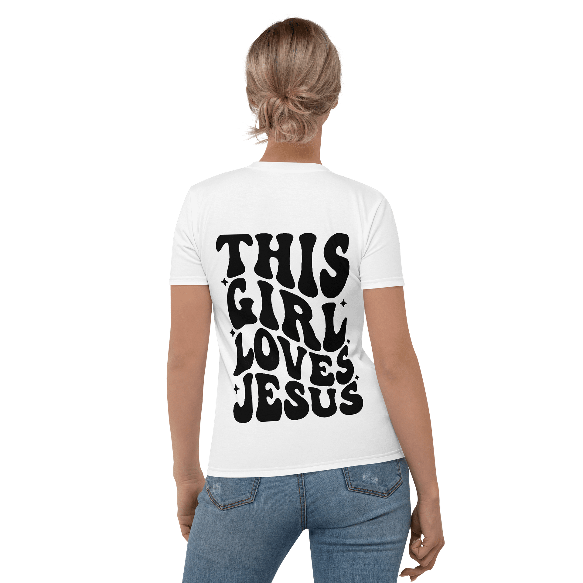 This Girl Loves Jesus – Bold Christian Statement Tee product image (1)