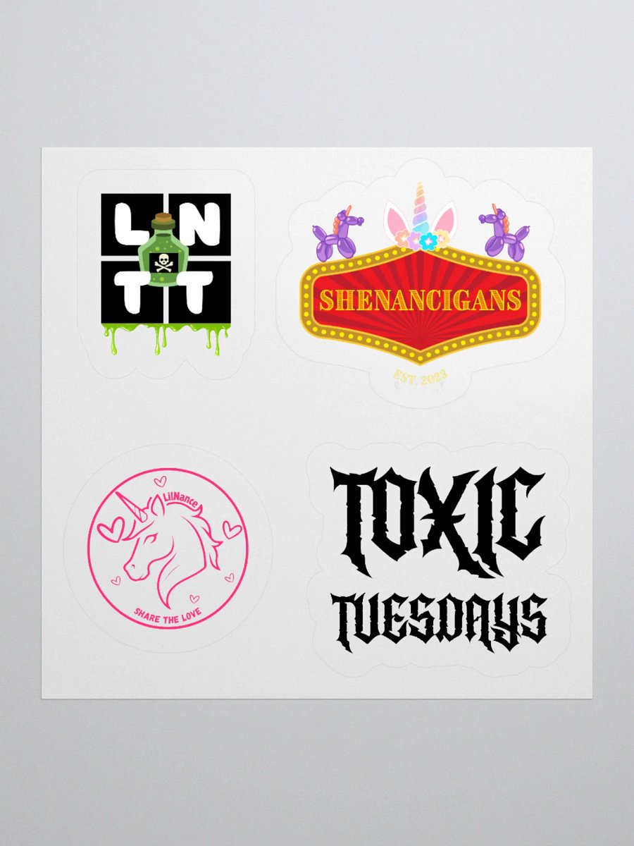 Funky Kiss Cut Sticker Set product image (1)
