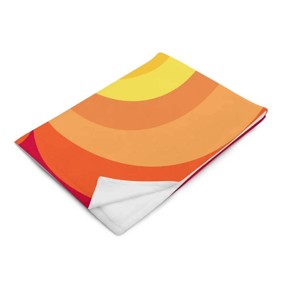 Throw Blanket 🧡 I will focus my energy on what's good for me (127 × 153 cm) product image (2)
