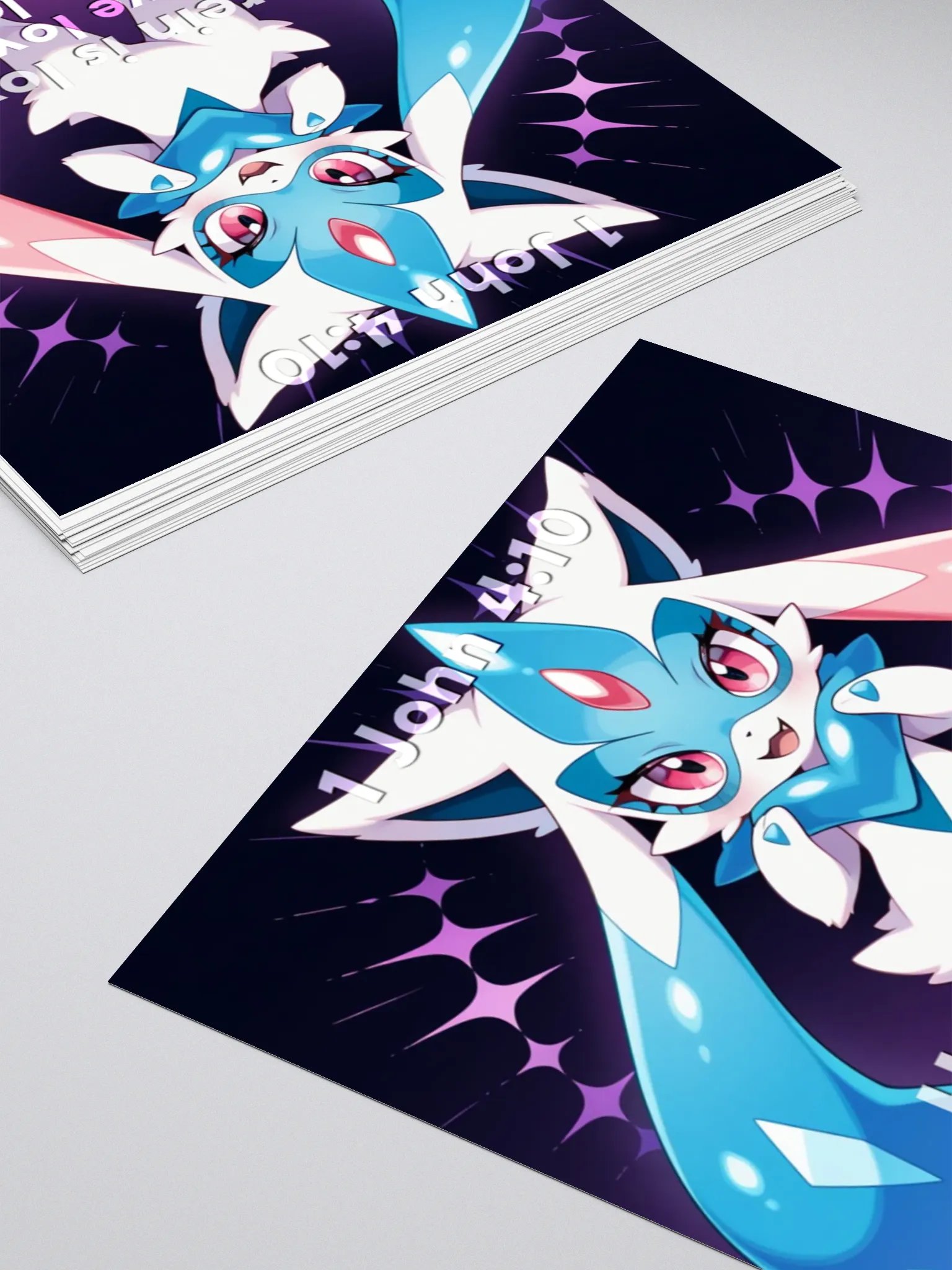 Bible Cuties Laury - Herein is Love, not thart we loved God, but that he loved us Sticker product image (4)