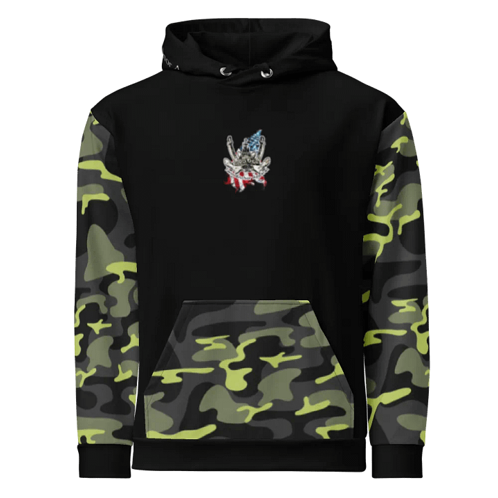 Camouflage & Black Pacific Titan & CE Flage Hoodie product image (2)