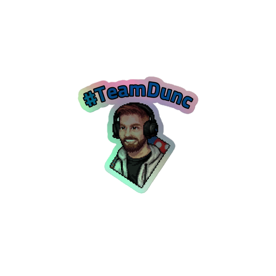 #TeamDunc Holo Sticker product image (1)