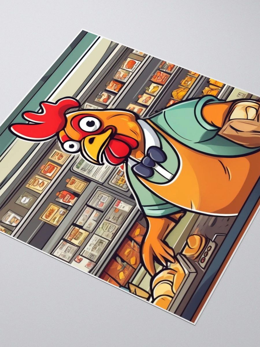 Bakery Rooster Kiss Cut Stickers product image (3)
