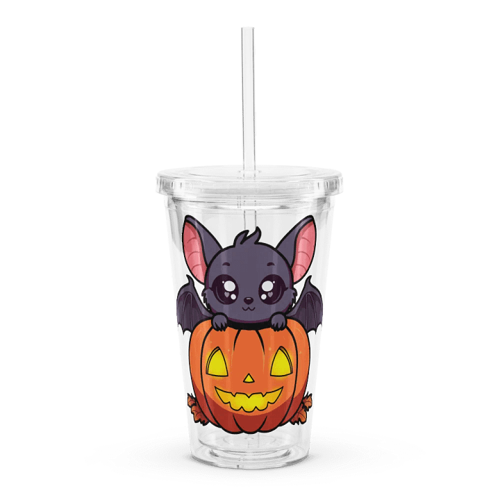 Glowing Halloween Bat Double Wall Tumbler product image (1)