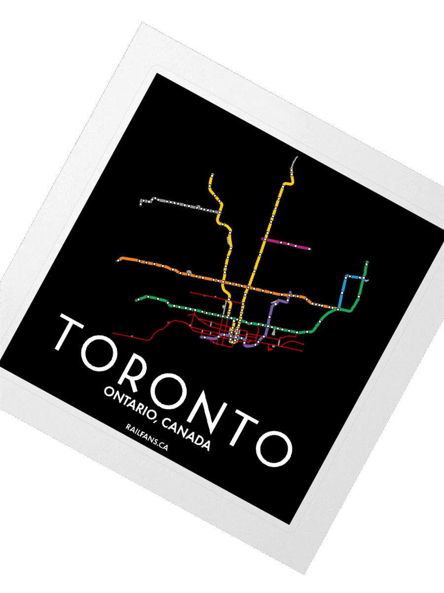 The Rail Fans Canada Transit Sticker - Toronto product image (4)