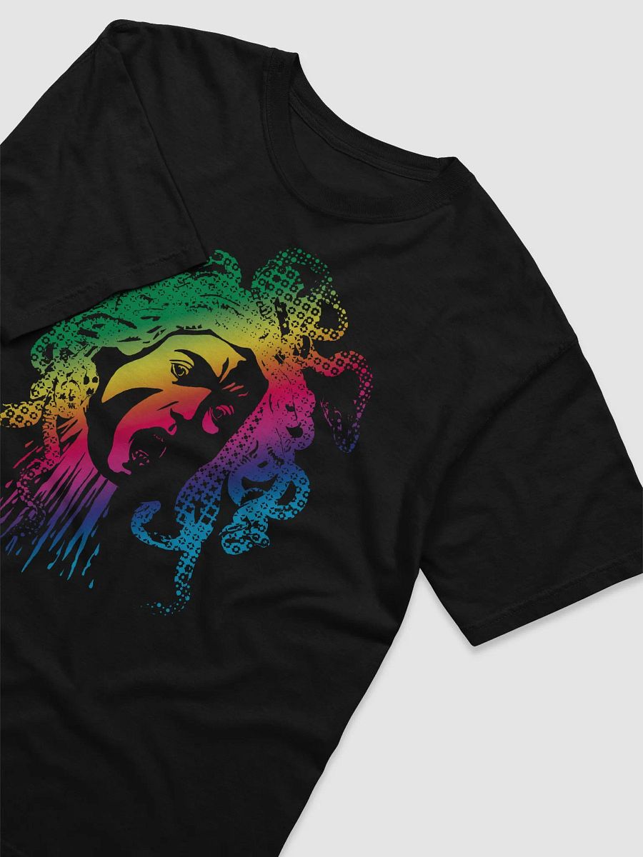 Rainbow Halftone Medusa on Dark product image (3)