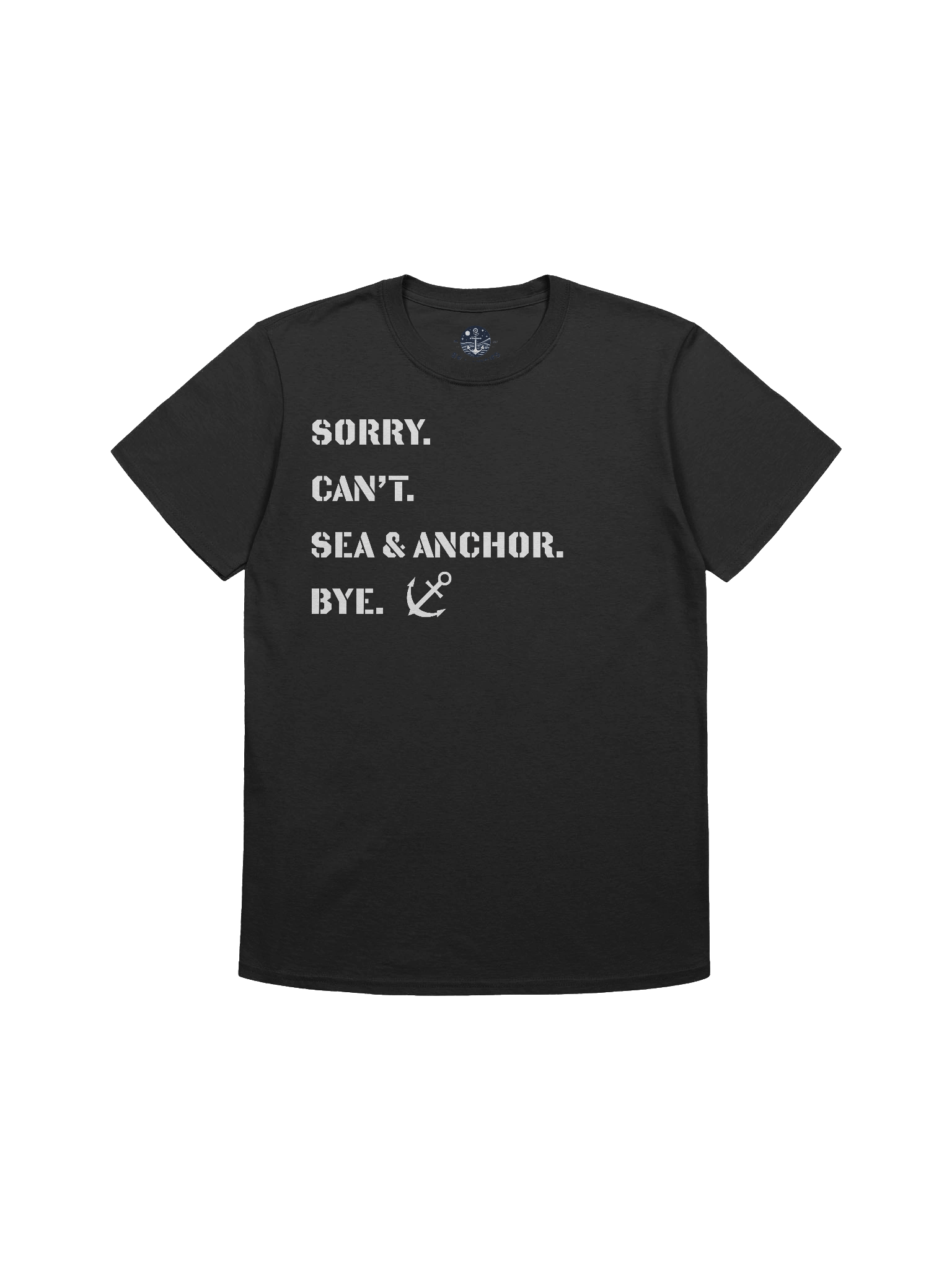 Sorry Can't Sea and Anchor Bye Tee product image (1)