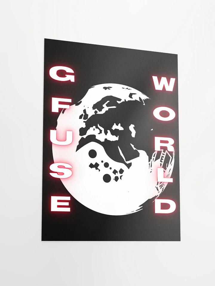 GFuse World Poster | Black Red product image (1)