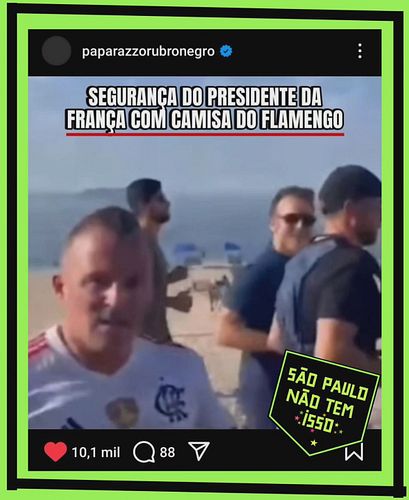 O nível de fanfarronice do carioca claramente contaminou a delegação francesa. Agora me fala: tem isso em Essepê? --- via @pa...