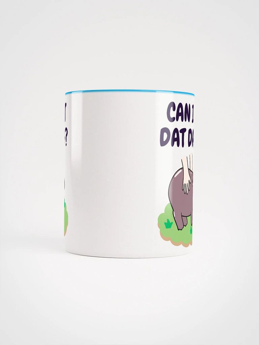 MOODENG'S CAN I PET DAT DAWG? CERAMIC MUG WITH COLOR INSIDE product image (5)