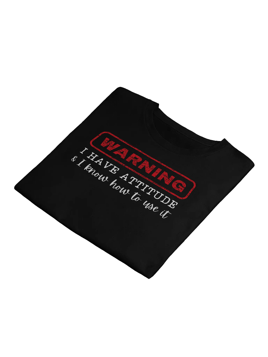 Warning I Have Attitude Crop Top product image (4)