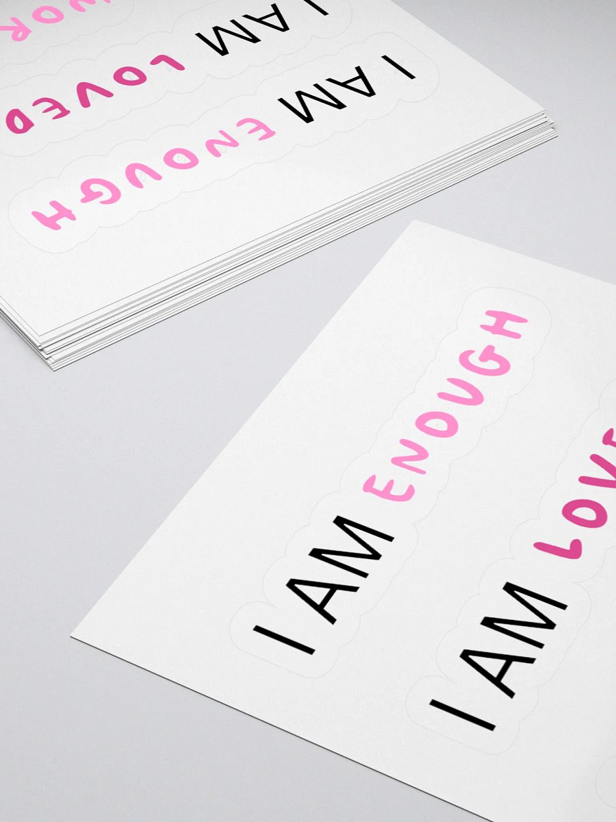 I am loved sticker product image (12)
