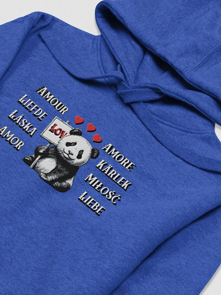 "A PANDA FULL OF LOVE" / / EMBROIDERED HOODIE product image (45)