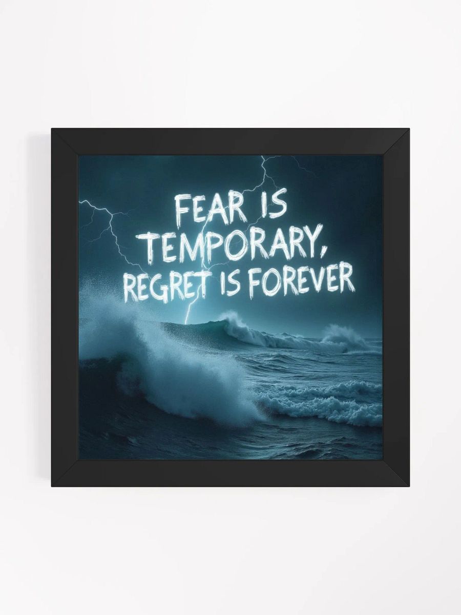 Eternal Courage Matte Ocean Wave Poster product image (4)
