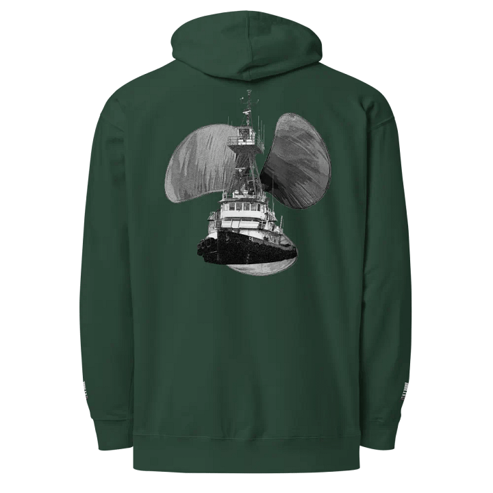 Tug CE - Twin Anchor Front & sleeves (embroidered) product image (1)
