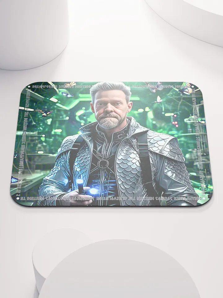 The AI Dreamforger: CyberPunk Mouse Pad product image (1)