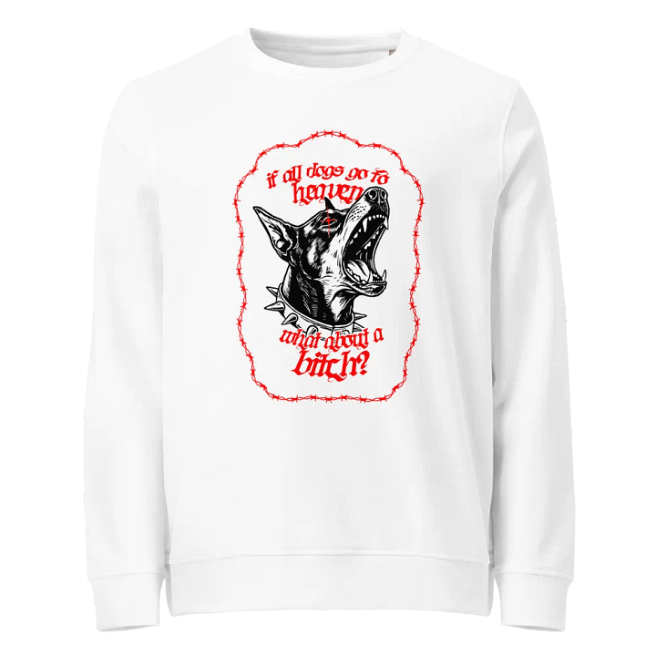 If All Dogs Go To Heaven - Red Colorway Crewneck Sweatshirt product image (1)