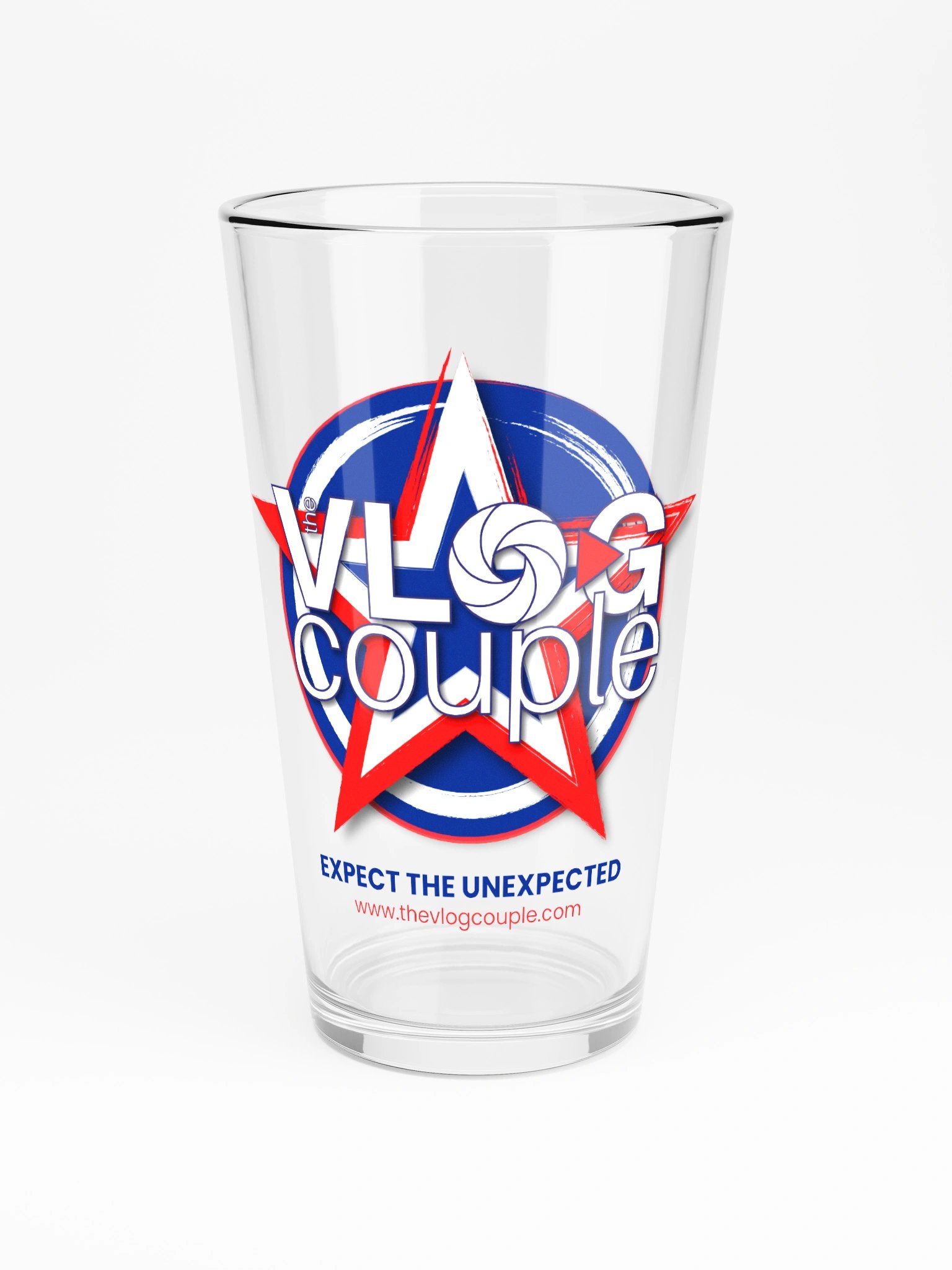 The Vlog Couple Beer Glass product image (3)
