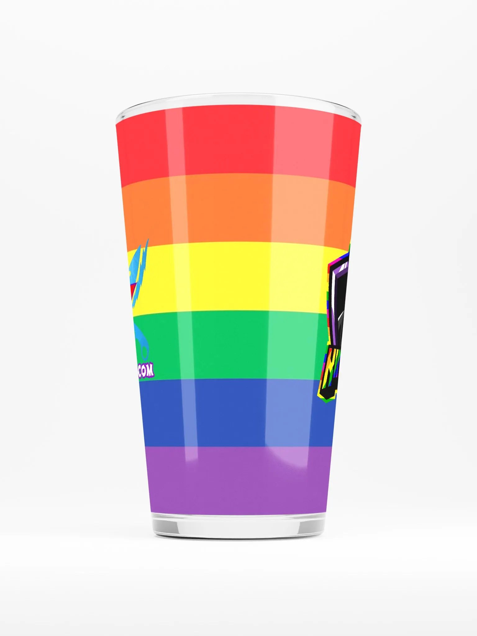 FaceLogo PintGlass Full Print [Pride 2024] product image (1)