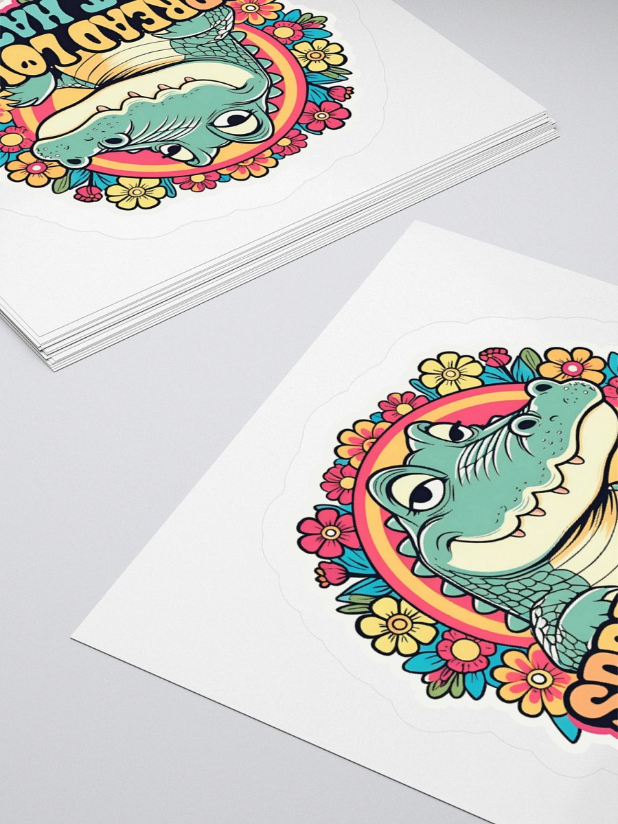 Groovy Crocodile Love Sticker product image (10)