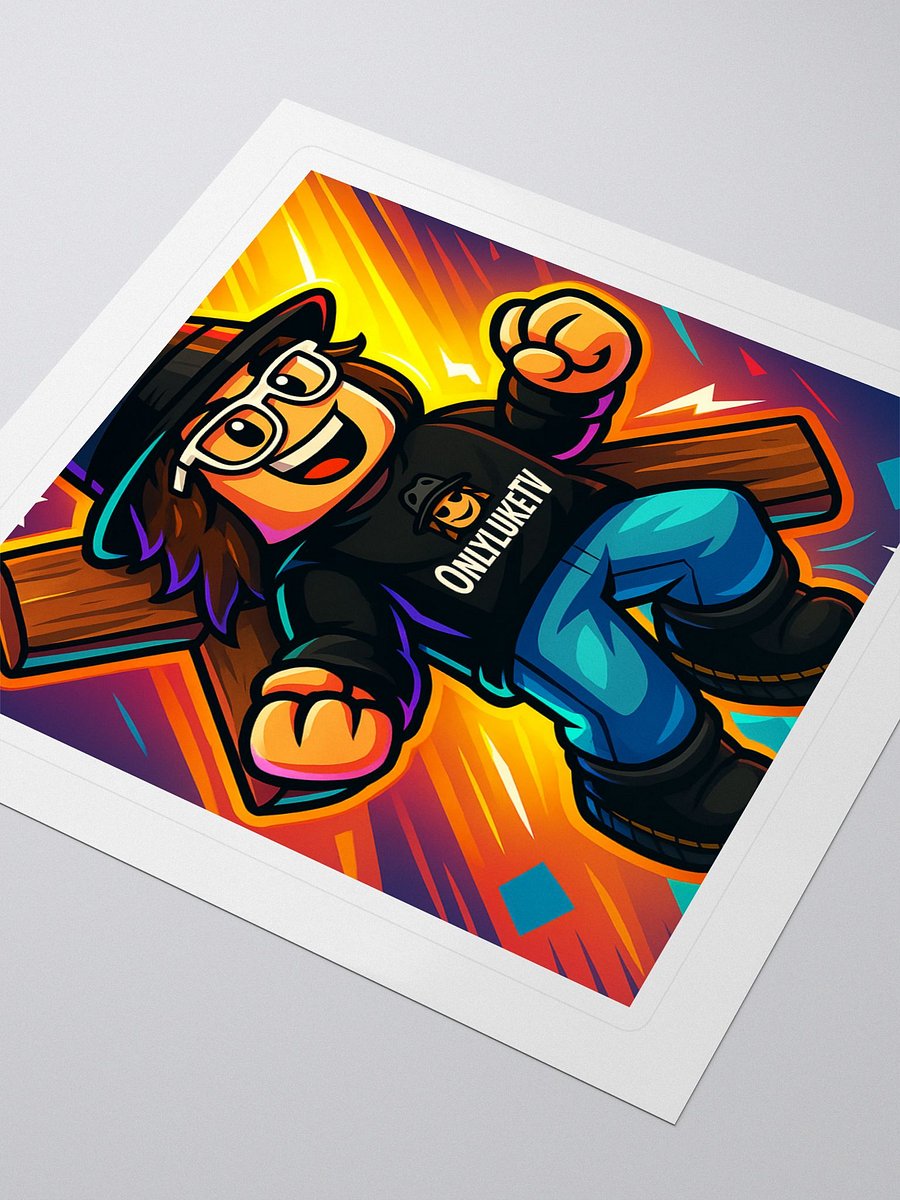 OnlyLukeTV Kiss Cut Stickers product image (3)