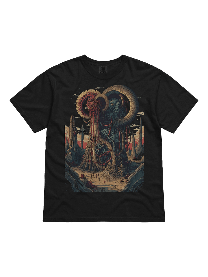 Horned Space Creature Heavyweight T-Shirt product image (1)