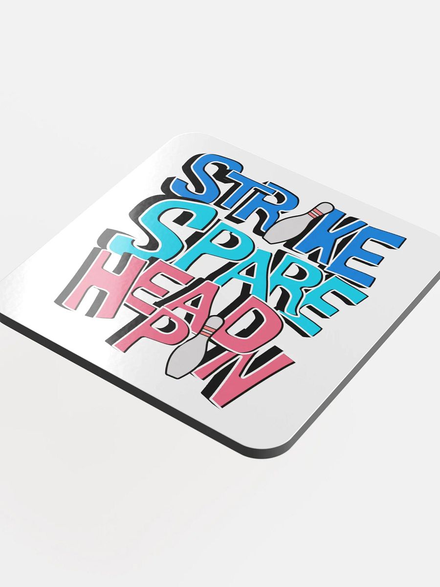 Strike Spare Headpin Bowling Coasters product image (1)