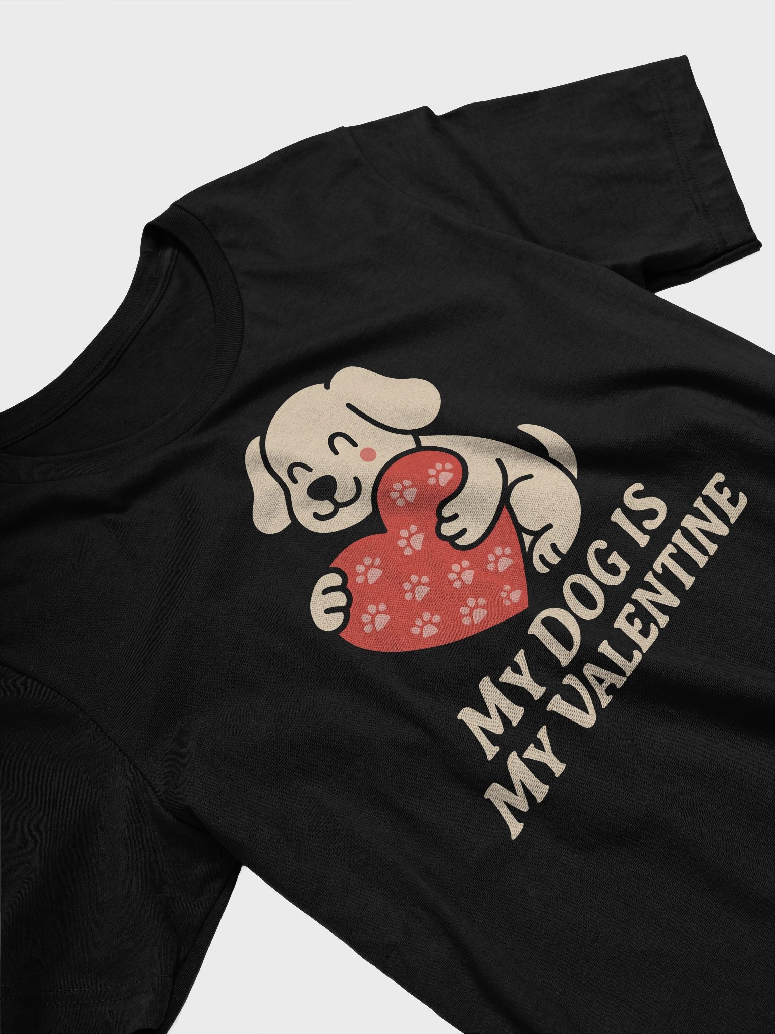 My Dog Is My Valentine Tee product image (3)