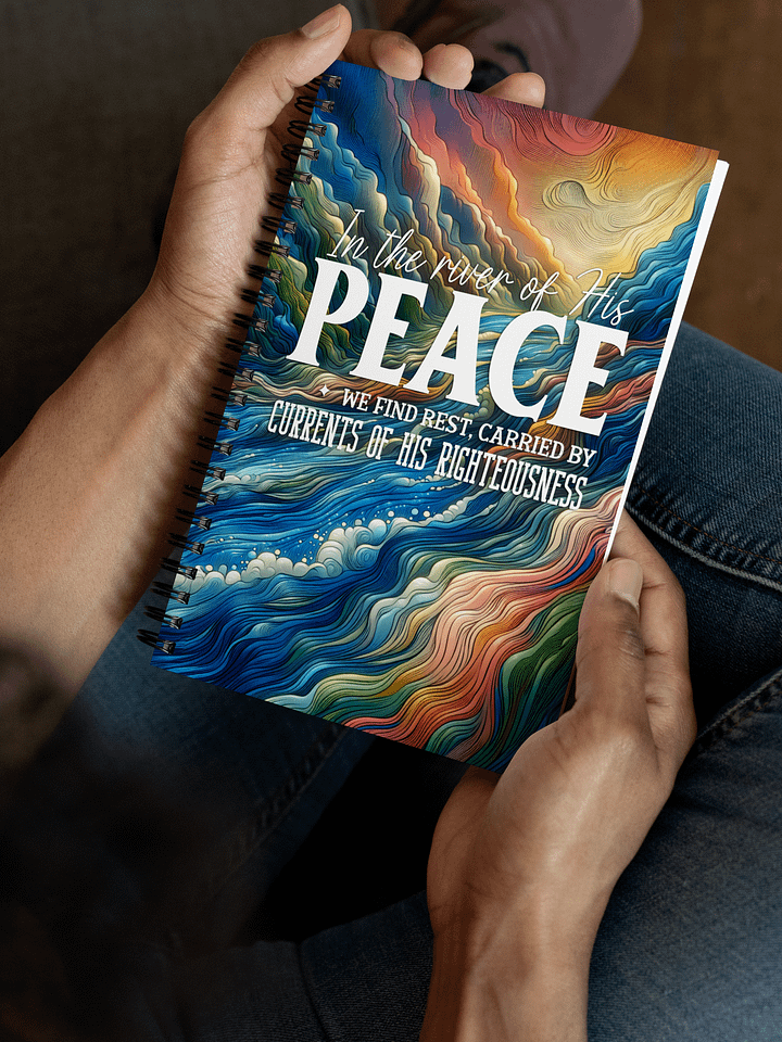 Christian Peace Spiral Notebook product image (2)