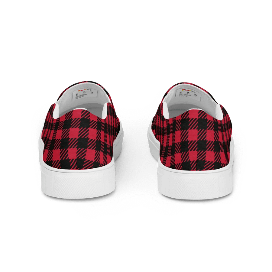 Plaid Paradise Slip-On Canvas Shoes product image (4)